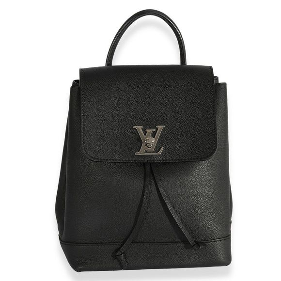 Louis Vuitton Bags Louis Vuitton Black Calfskin Lockme Backpack